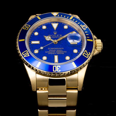 rolex sub marine acciao oro quadro blu+|rolex sottomarino prezzo.